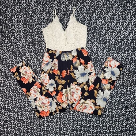 Trac Floral Jumpsuit   - Picture 1 of 7